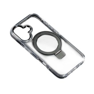 XO K31 iP 16 Pro Max 6,9" TPU+Ακρυλική Μαγνητική Θήκη Τηλεφώνου Μαύρο