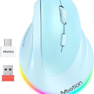 MT-BTM010R Δεξί Εργονομικό Ασύρματο Ποντίκι Μπλε