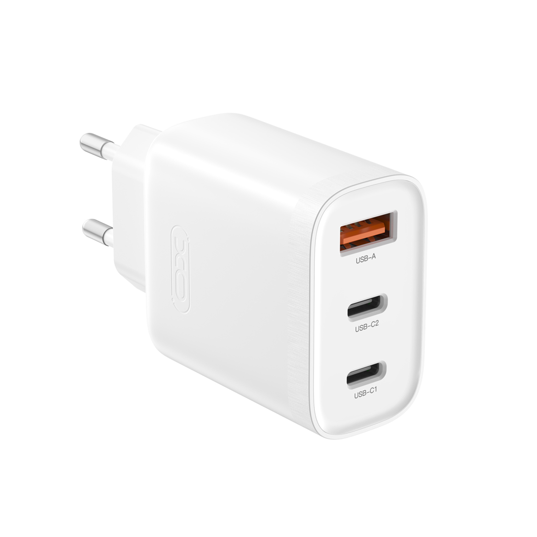 XO L117 (EU) PD/QC (2USB-C+1USB-A) Φορτιστής Γρήγορης Φόρτισης - Image 3