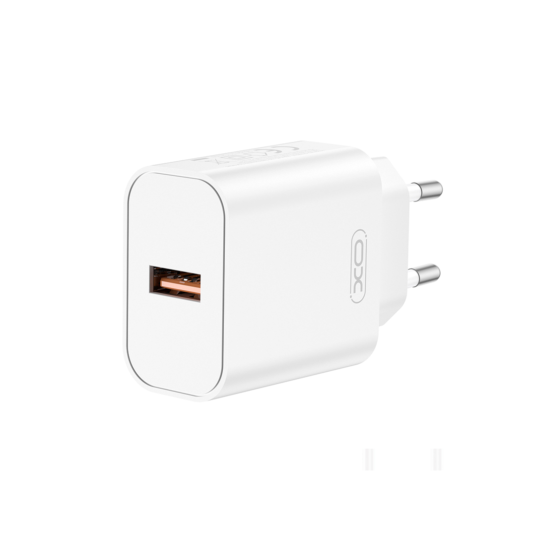 XO CE33 (EU) QC3.0 18W Μονό USB-A Γρήγορος Φορτιστής - Image 2