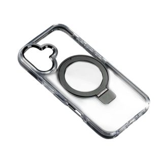 XO K31 iP16 6.1" TPU+Ακρυλική Μαγνητική Θήκη Τηλεφώνου Μαύρο