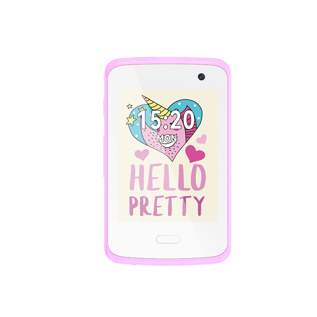 XO H150 Kids Smart 2G Cell Phone 2.8' Screen 30W Pixel White+Purple