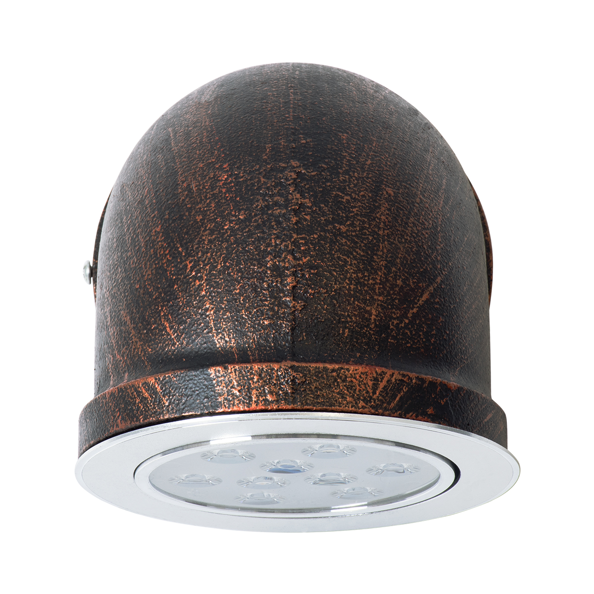 GloboStar® ANTHY 01104 Φωτιστικό Τοίχου - Απλίκα LED Χάλκινο AC 220-240V IP44 - Μ15.2 x Π13.4 x Υ15.2cm - 2 Xρόνια Εγγύηση - Image 8