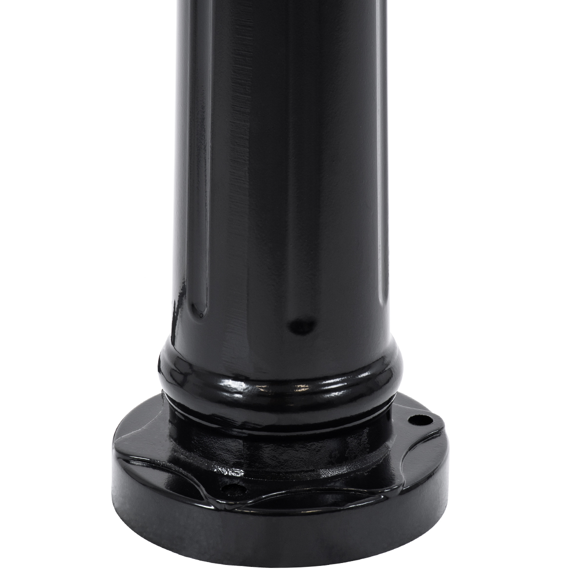 GloboStar® ELLIPSE 01401 Vintage Φωτιστικό Κολωνάκι Κήπου Μονόφωτο 1 x E27 Μαύρο Μεταλλικό Πλέγμα L17 x W16 x H105cm - Image 7