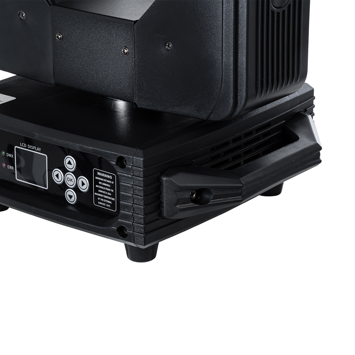 GloboStar® DIAS 51117 Επαγγελματική Κινούμενη Ρομποτική Κεφαλή BEAM Light OSRAM 12R Ultra Bright 295W AC 220V-240V IP20 RGBW DMX512 - Μ31 x Π24.5 x Υ51cm - 2 Χρόνια Εγγύηση - Image 9