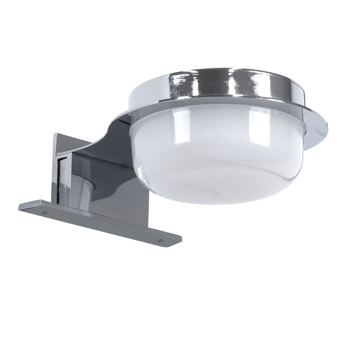 GloboStar® KIARA 60402 Μοντέρνο Φωτιστικό Τοίχου - Απλίκα Καθρέπτη Μπάνιου με 3 Τρόπους Τοποθέτησης LED 5W 560lm 120° AC 220-240V IP44 Μ10 x Π13 x Υ3cm - Φυσικό Λευκό 4500K - Χρώμιο Νίκελ - 3 Χρόνια Εγγύηση - Image 3