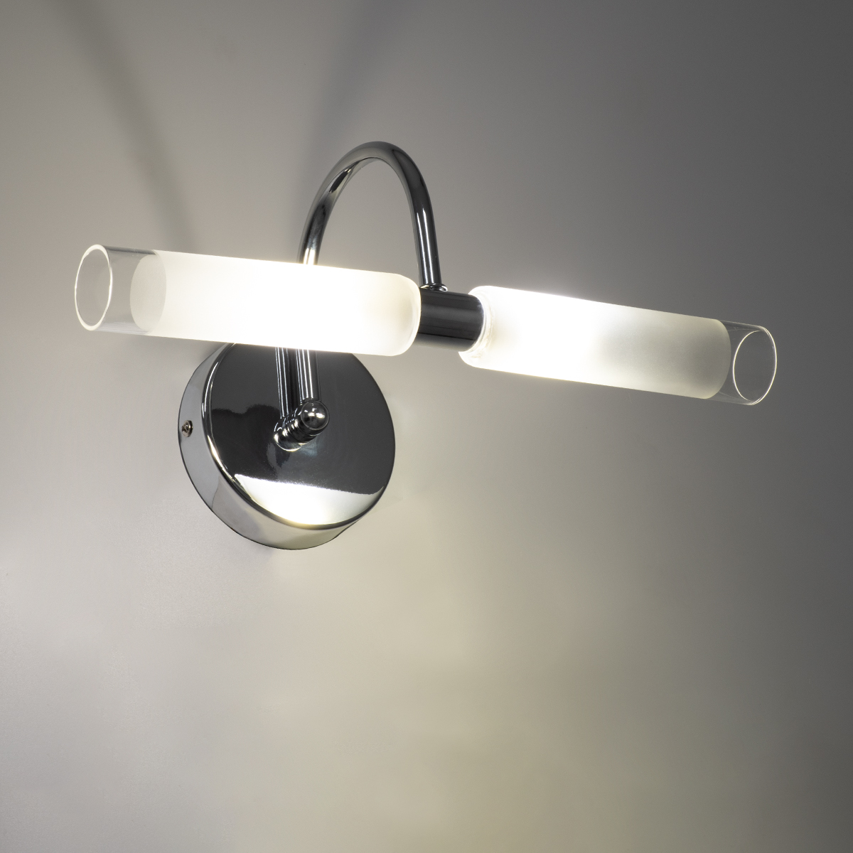 GloboStar® PAOLA 60418 Μοντέρνο Φωτιστικό Τοίχου - Απλίκα Καθρέπτη Μπάνιου - Πίνακα 2 x G9 270° AC 220-240V IP44 Μ31 x Π16 x Υ15cm - Χρώμιο Νίκελ - 5 Χρόνια Εγγύηση - Image 9