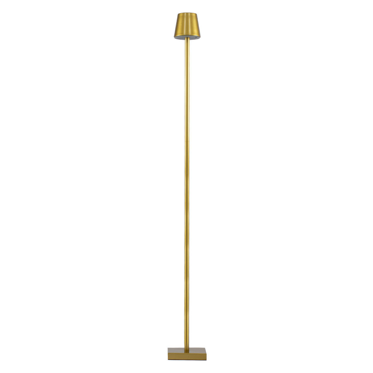 GloboStar® NEGA 60479 Μοντέρνο Επιδαπέδιο Φωτιστικό LED 2.2W 154lm 360° DC 5V IP44 Θερμό Λευκό 2700K Dimmable με Διακόπτη Αφής - Επαναφορτιζόμενο με Μπαταρία Li-ion 4000mAh - Χρυσό Πλατίνα - Φ10 x Υ135cm - 2 Χρόνια Εγγύηση - Image 5