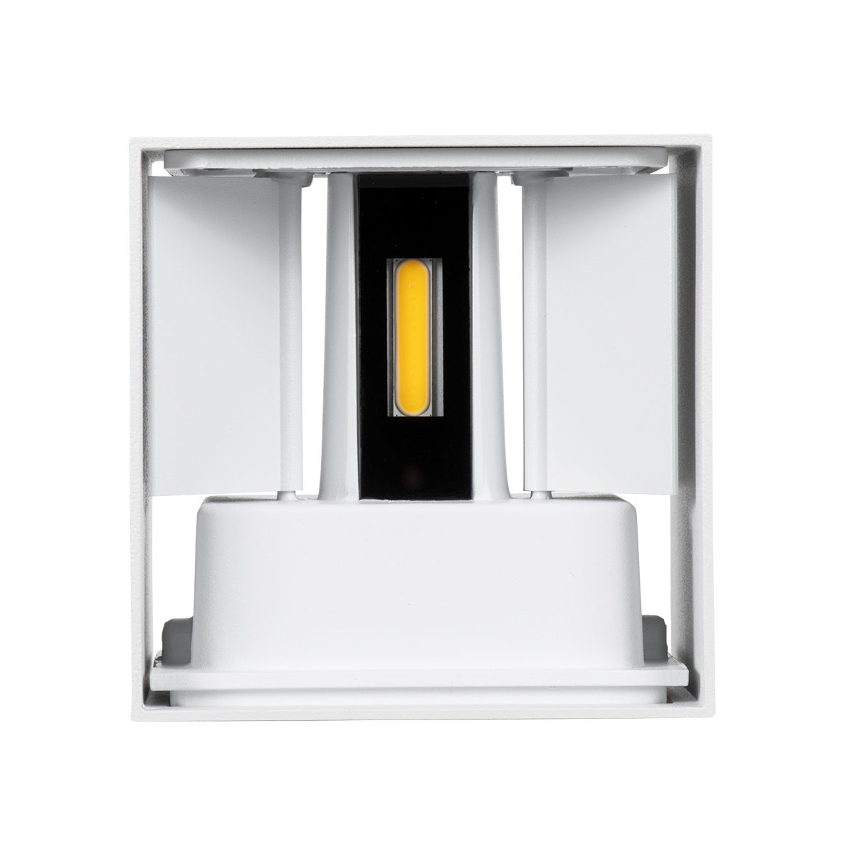 GloboStar® AXIS-S 60563 Φωτιστικό Τοίχου - Απλίκα Αρχιτεκτονικού Φωτισμού Εσωτερικού/Εξωτερικού Χώρου Up & Down LED 10W 1200lm 10 έως 60° AC 220-240V Αδιάβροχο IP65 Μ10 x Π10 x Υ10cm - Φυσικό Λευκό 4500K - Λευκό - Bridgelux Chip - 3 Years Warranty - Image 8