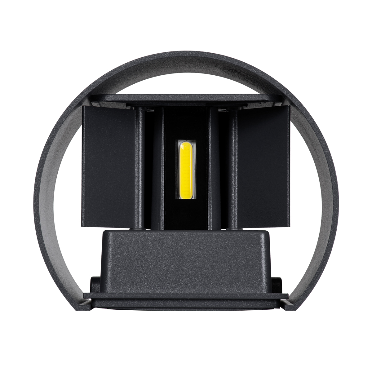 GloboStar® AXIS-R 60642 Φωτιστικό Τοίχου - Απλίκα Αρχιτεκτονικού Φωτισμού Εσωτερικού/Εξωτερικού Χώρου Up & Down LED 10W 1250lm 10 έως 60° AC 220-240V Αδιάβροχο IP65 Μ10 x Π10 x Υ10cm - Ψυχρό Λευκό 6000K - Γκρι Ανθρακί- Bridgelux Chip - 3 Years Warranty - Image 8