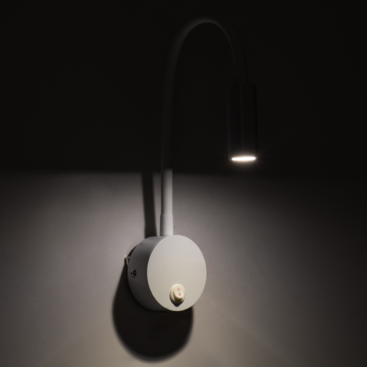 GloboStar® GOOSE 60876 Μοντέρνο Φωτιστικό Τοίχου - Απλίκα Ξενοδοχείου Bed Side LED 3W 300lm 36° AC 220-240V - Reading Light - Μ6.5 x Π15 x Υ24.5cm - Φυσικό Λευκό 4500K - Λευκό - 3 Xρόνια Εγγύηση - Image 11