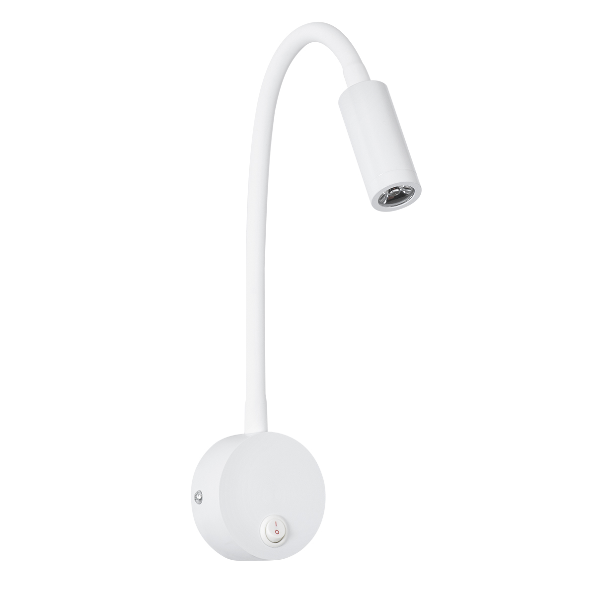 GloboStar® GOOSE 60876 Μοντέρνο Φωτιστικό Τοίχου - Απλίκα Ξενοδοχείου Bed Side LED 3W 300lm 36° AC 220-240V - Reading Light - Μ6.5 x Π15 x Υ24.5cm - Φυσικό Λευκό 4500K - Λευκό - 3 Xρόνια Εγγύηση - Image 3