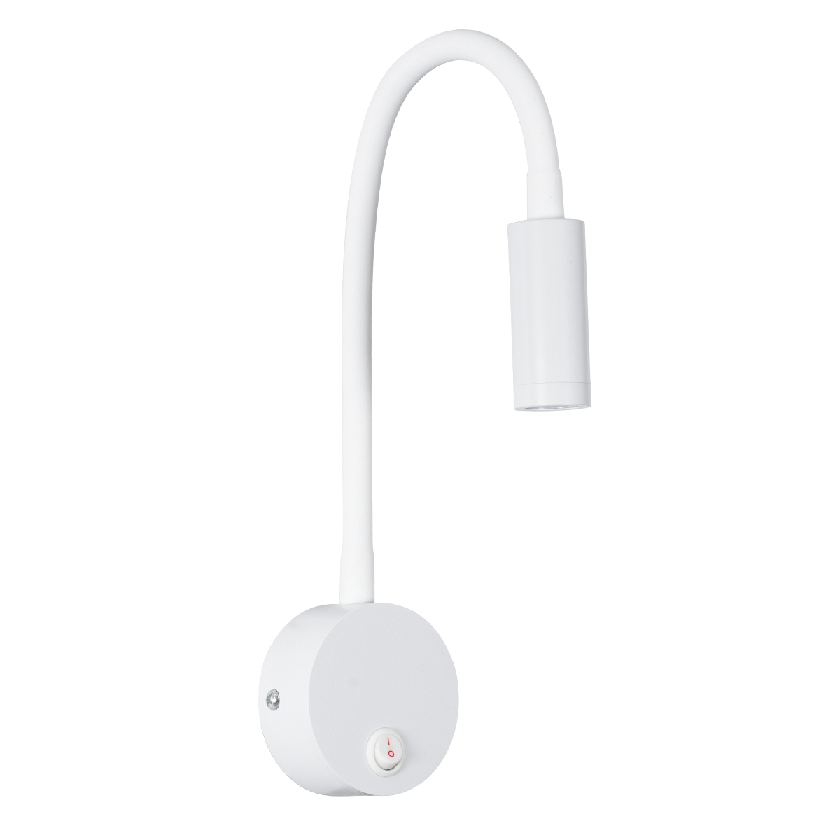 GloboStar® GOOSE 60876 Μοντέρνο Φωτιστικό Τοίχου - Απλίκα Ξενοδοχείου Bed Side LED 3W 300lm 36° AC 220-240V - Reading Light - Μ6.5 x Π15 x Υ24.5cm - Φυσικό Λευκό 4500K - Λευκό - 3 Xρόνια Εγγύηση - Image 4