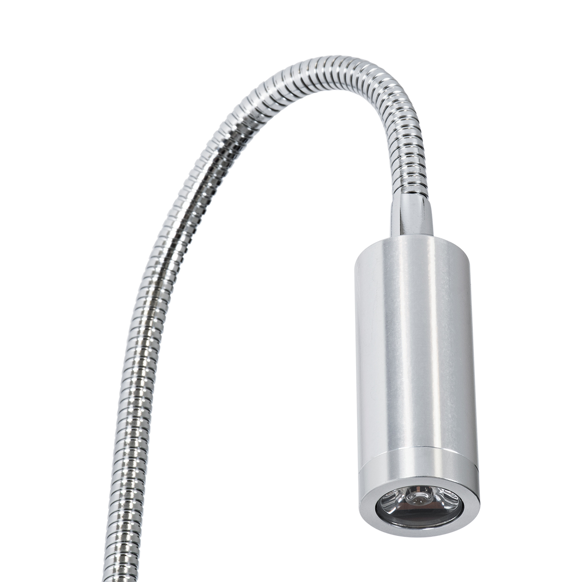GloboStar® GOOSE 60879 Μοντέρνο Φωτιστικό Τοίχου - Απλίκα Ξενοδοχείου Bed Side LED 3W 300lm 36° AC 220-240V - Reading Light - Μ6.5 x Π15 x Υ24.5cm - Φυσικό Λευκό 4500K - Γκρι Νίκελ - 3 Xρόνια Εγγύηση - Image 9