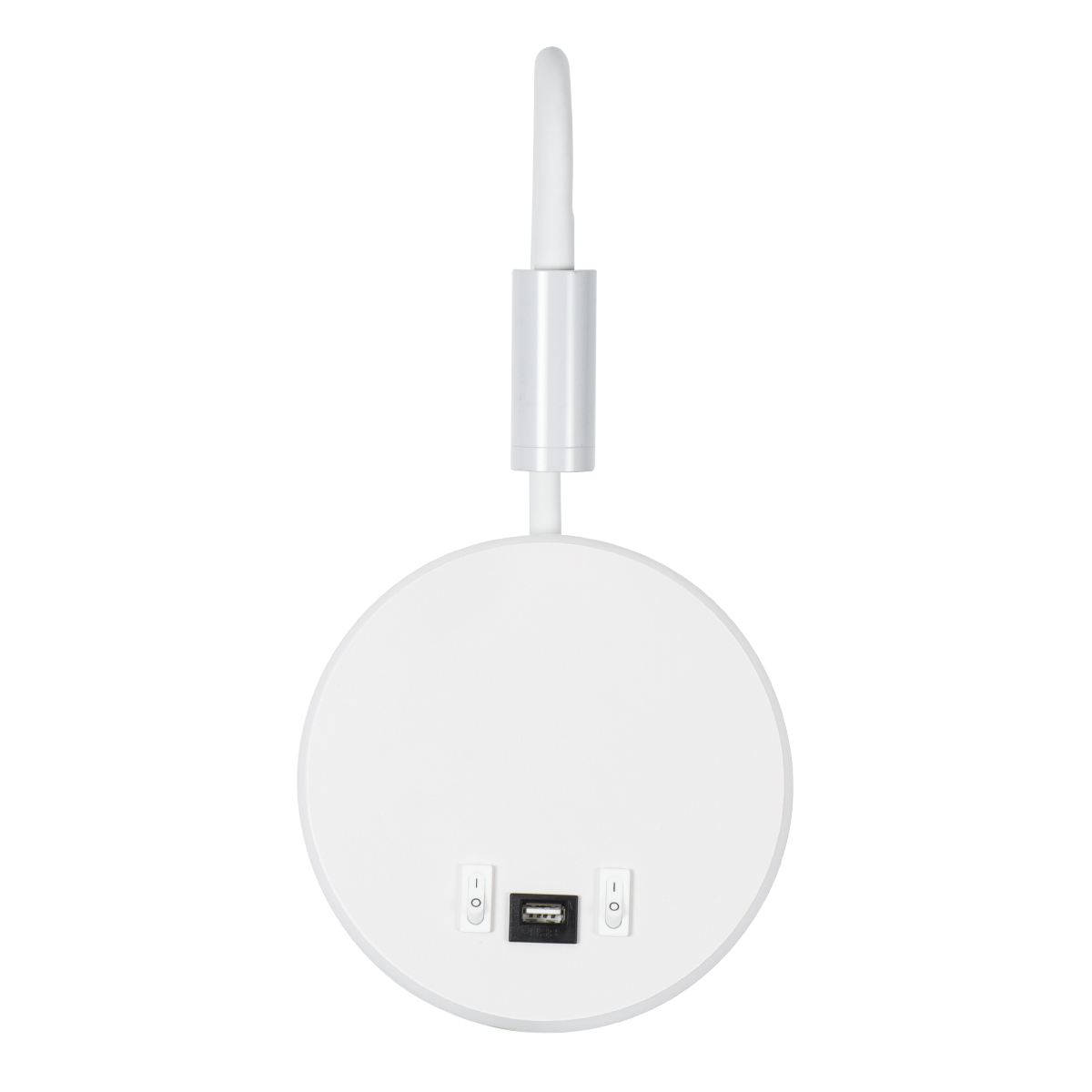GloboStar® GOOSE 60881 Μοντέρνο Φωτιστικό Τοίχου - Απλίκα Ξενοδοχείου Bed Side LED 6W 600lm 36° & 360° AC 220-240V - Reading Light & 360° Κρυφός Φωτισμός - Φορτιστής USB 3A - Μ15.5 x Π15 x Υ30.5cm - Φυσικό Λευκό 4500K - Λευκό - 3 Xρόνια Εγγύηση - Image 5