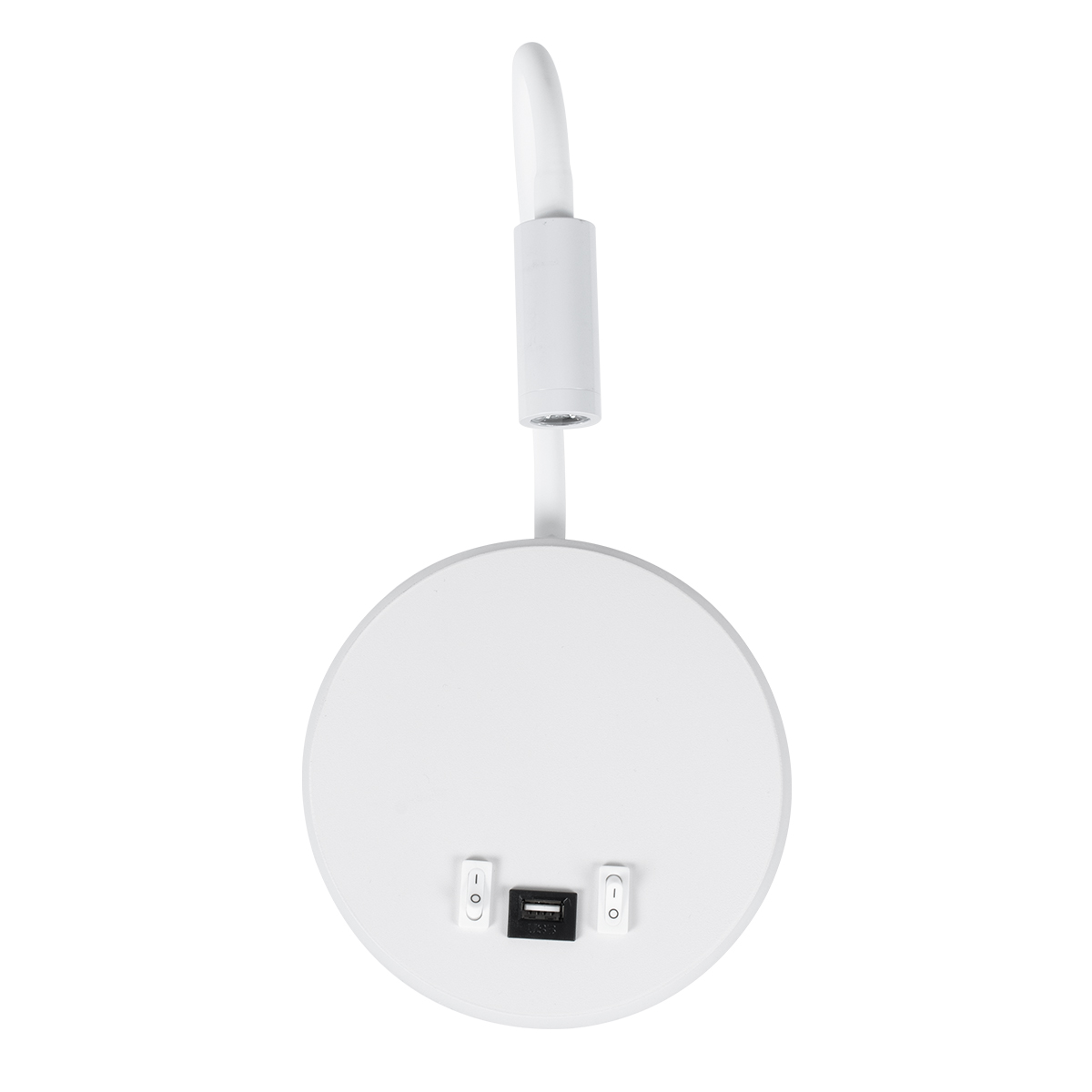 GloboStar® GOOSE 60881 Μοντέρνο Φωτιστικό Τοίχου - Απλίκα Ξενοδοχείου Bed Side LED 6W 600lm 36° & 360° AC 220-240V - Reading Light & 360° Κρυφός Φωτισμός - Φορτιστής USB 3A - Μ15.5 x Π15 x Υ30.5cm - Φυσικό Λευκό 4500K - Λευκό - 3 Xρόνια Εγγύηση - Image 6