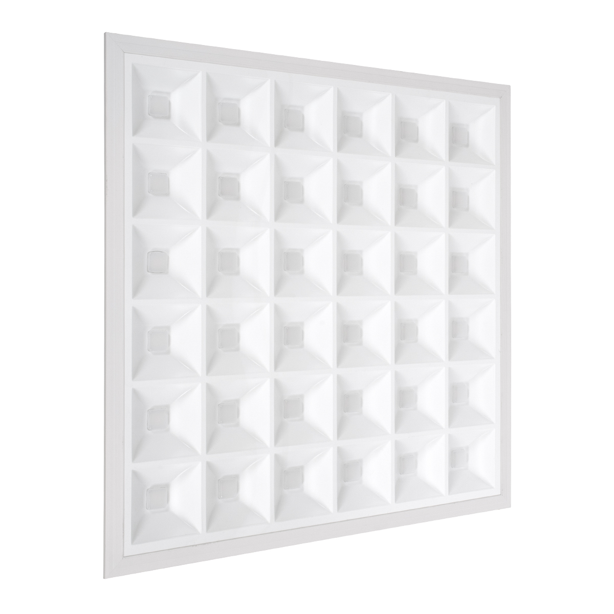 GloboStar® ZEUS 60968 Χωνευτό LED Panel 60x60cm 48W 7440lm 120° CRI≥86Ra UGR<19 Anti-Glare Shield Diffuser AC 220-240V IP44 Μ60 x Π60 x Υ3.3cm - Ψυχρό Λευκό 6000K - Bridgelux High Lumen Chips - TÜV Certified Driver - 5 Years Warranty - Image 3