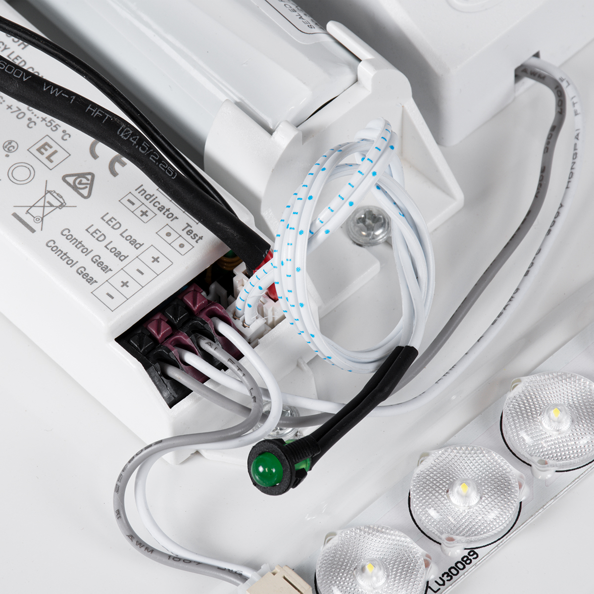 GloboStar® EMERGANO 60993 Πλαφονιέρα Οροφής LED 30W 2850lm 120° AC 220-240V με Ενσωματωμένο Σύστημα Emergency Li-ion 3450mAh/12.8Wh με Αυτονομία 3hrs - Αδιάβροχη IP54 Φ38 x Υ5.3cm Φυσικό Λευκό 4500K - Λευκό - Bridgelux Chips - 3 Years Warranty - Image 16