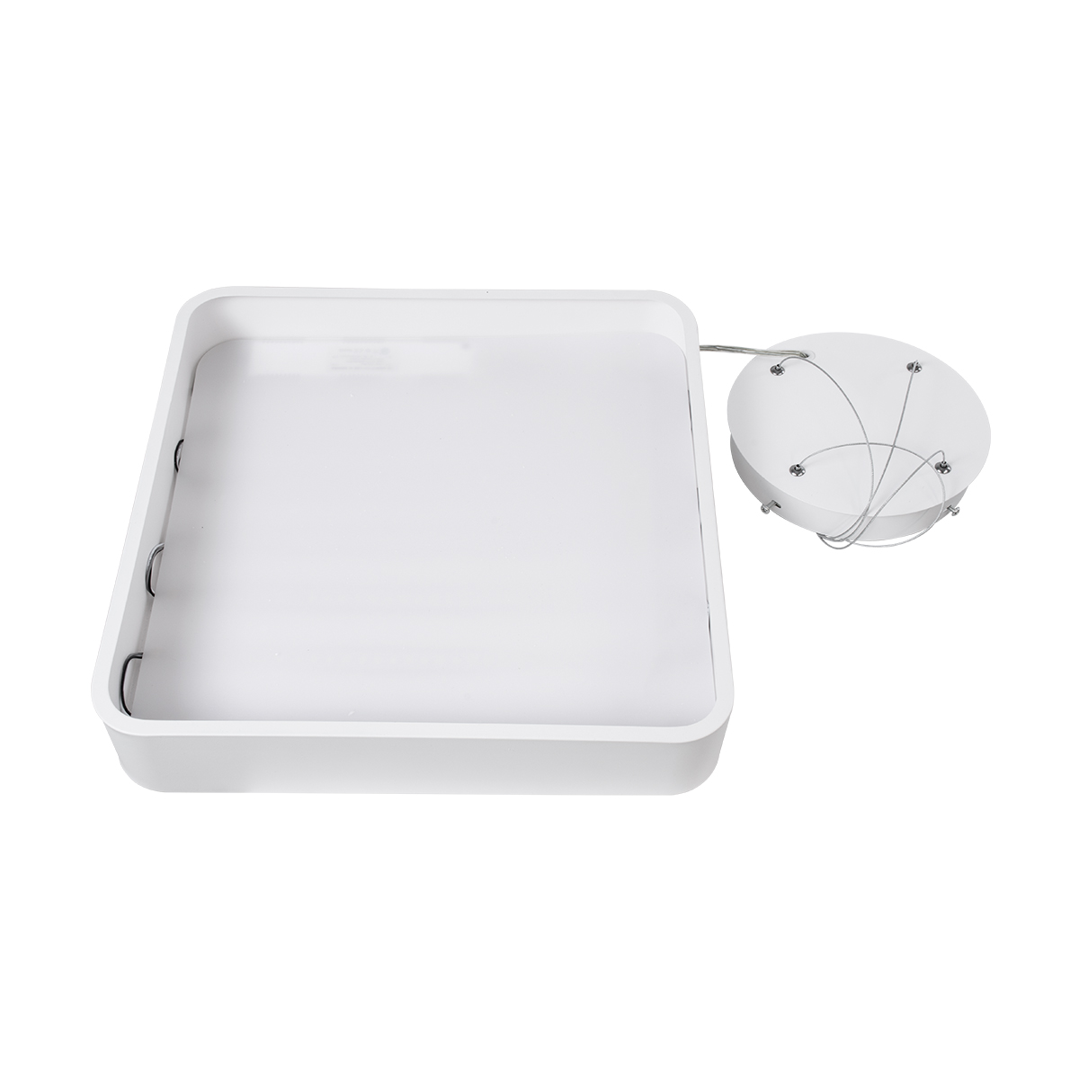 GloboStar® KAMALA 61207-S Πλαφονιέρα Οροφής LED CCT 67W 7370lm 120° AC 220-240V - Εναλλαγή Φωτισμού μέσω Τηλεχειριστηρίου All In One Ψυχρό 6000k+Φυσικό 4500k+Θερμό 2700k Dimmable Μ40 x Π40 x Υ8cm - Λευκό - 3 Years Warranty - Image 15
