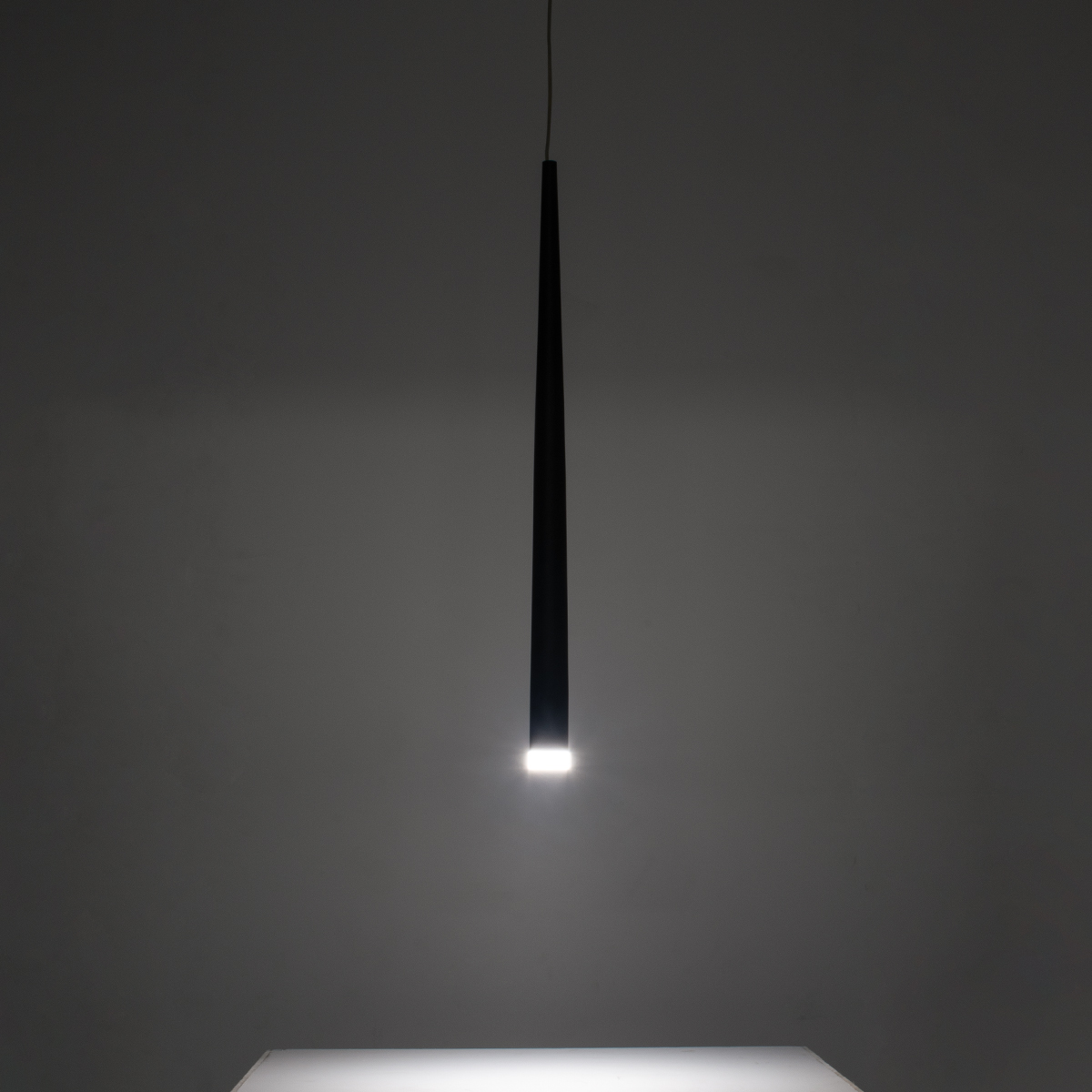 GloboStar® TEARS 61309 Κρεμαστό Φωτιστικό Οροφής Design LED CCT 3W 330lm 180° AC 220-240V - Εναλλαγή Φωτισμού μέσω Διακόπτη On/Off All In One Ψυχρό 6000k+Φυσικό 4500k+Θερμό 2700k Φ3.2 x Υ51.5cm - Μαύρο - 3 Years Warranty - Image 11