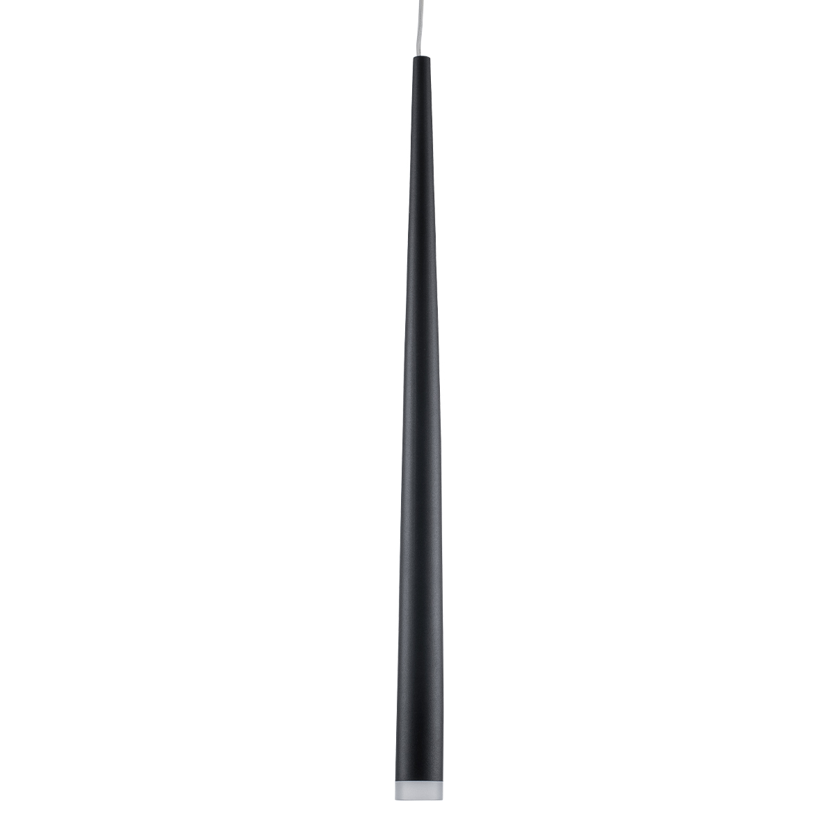 GloboStar® TEARS 61309 Κρεμαστό Φωτιστικό Οροφής Design LED CCT 3W 330lm 180° AC 220-240V - Εναλλαγή Φωτισμού μέσω Διακόπτη On/Off All In One Ψυχρό 6000k+Φυσικό 4500k+Θερμό 2700k Φ3.2 x Υ51.5cm - Μαύρο - 3 Years Warranty - Image 4