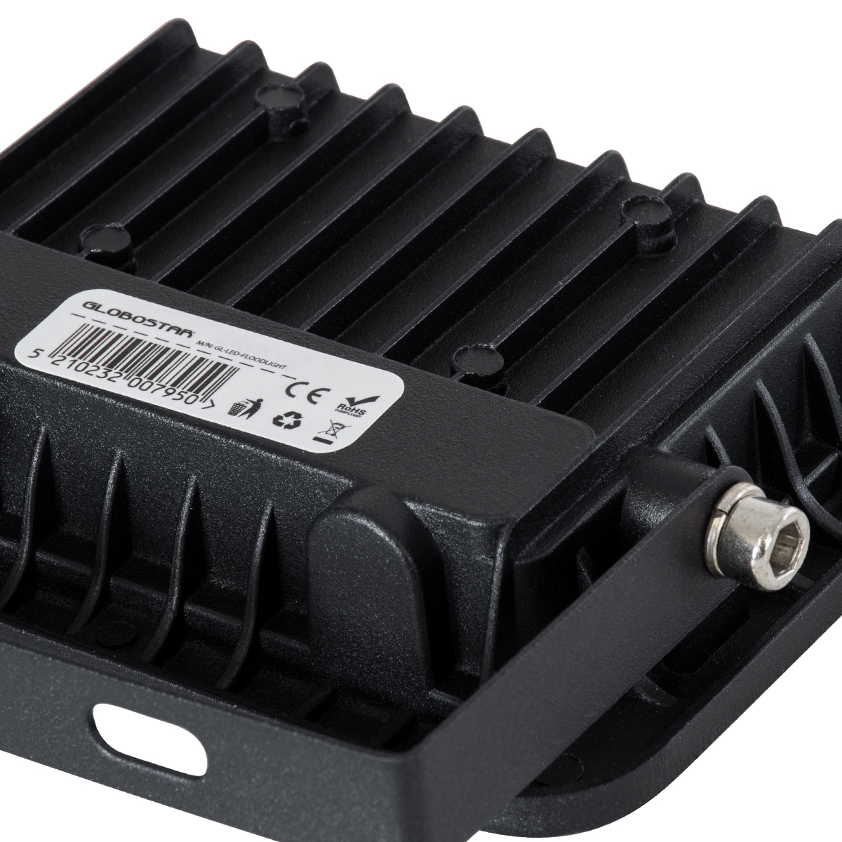 GloboStar® ATLAS 61411 Επαγγελματικός Προβολέας LED 20W 2400lm 120° AC 220-240V - Αδιάβροχος IP67 - Μ12 x Π2.5 x Υ9.5cm - Μαύρο - Φυσικό Λευκό 4500K - LUMILEDS Chips - TÜV Rheinland Certified - 5 Years Warranty - Image 7