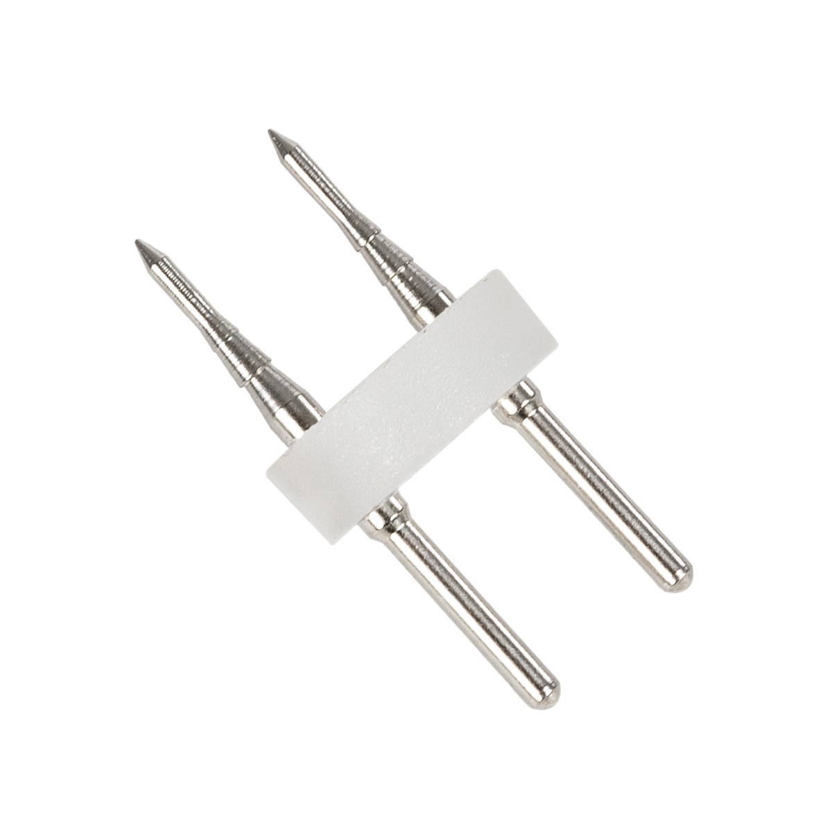 GloboStar® 70650 Σύνδεσμος Καρφάκι για Μονόχρωμο & RGB Φωτοσωλήνα LED 360° Degree 2 Pin - Image 2