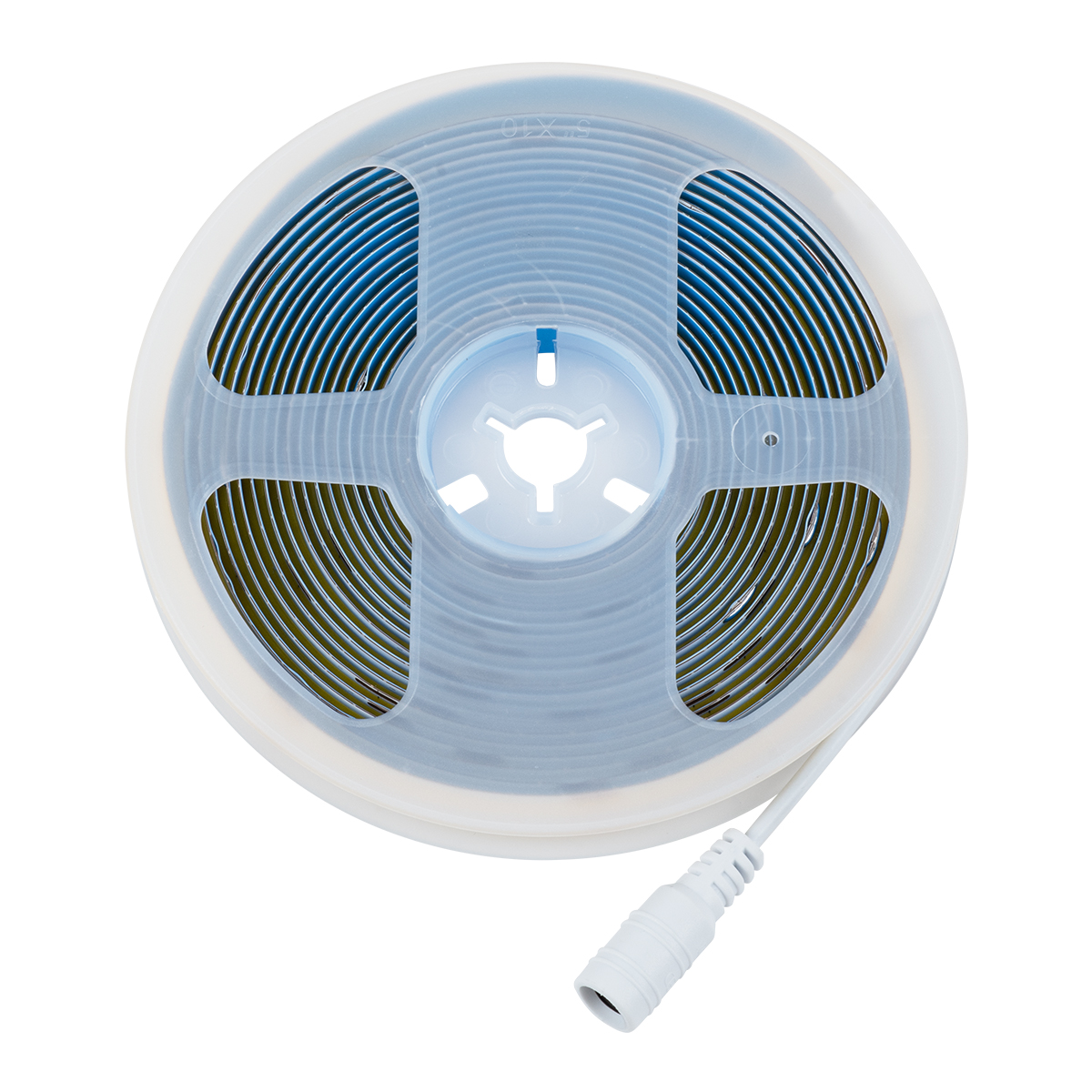 GloboStar® 70416 Σετ Ταινία COB LED 5m 48W/5m 308LED/m 816lm/m 120° DC 12V IP20 με Τροφοδοτικό Φυσικό Λευκό 4500K - Image 4