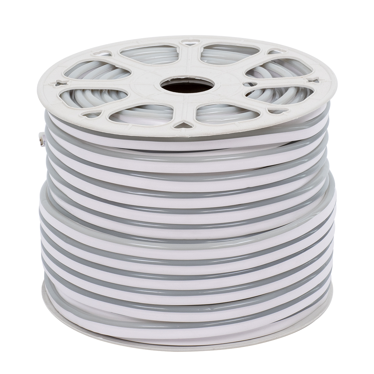 GloboStar® 70576 OVALE 120° Degree Neon Flex Epistar LED SMD 2835 1m 12W/m 120LED/m 1020lm/m 120° DC 230V Αδιάβροχη IP68 Gold - Ultra Θερμό 2200K Dimmable - Image 3