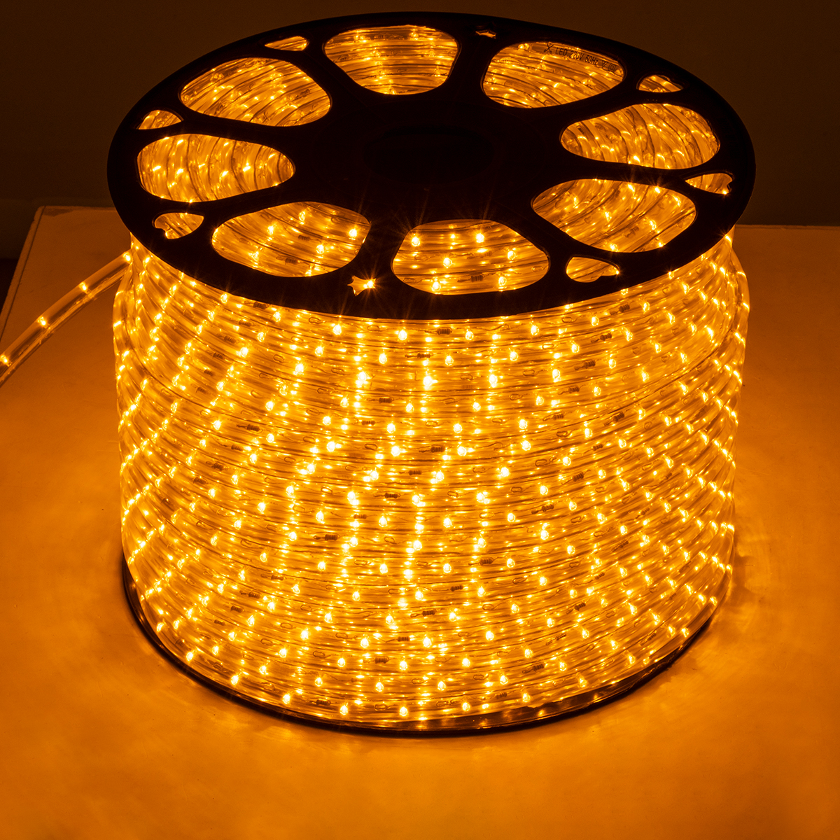 GloboStar® 70603 Φωτοσωλήνας LED DIODE 1m 3.9W/m 36LED/m 137lm/m 360° DC 230V Αδιάβροχος IP68 Ultra Θερμό Λευκό 2200K Dimmable - Image 3