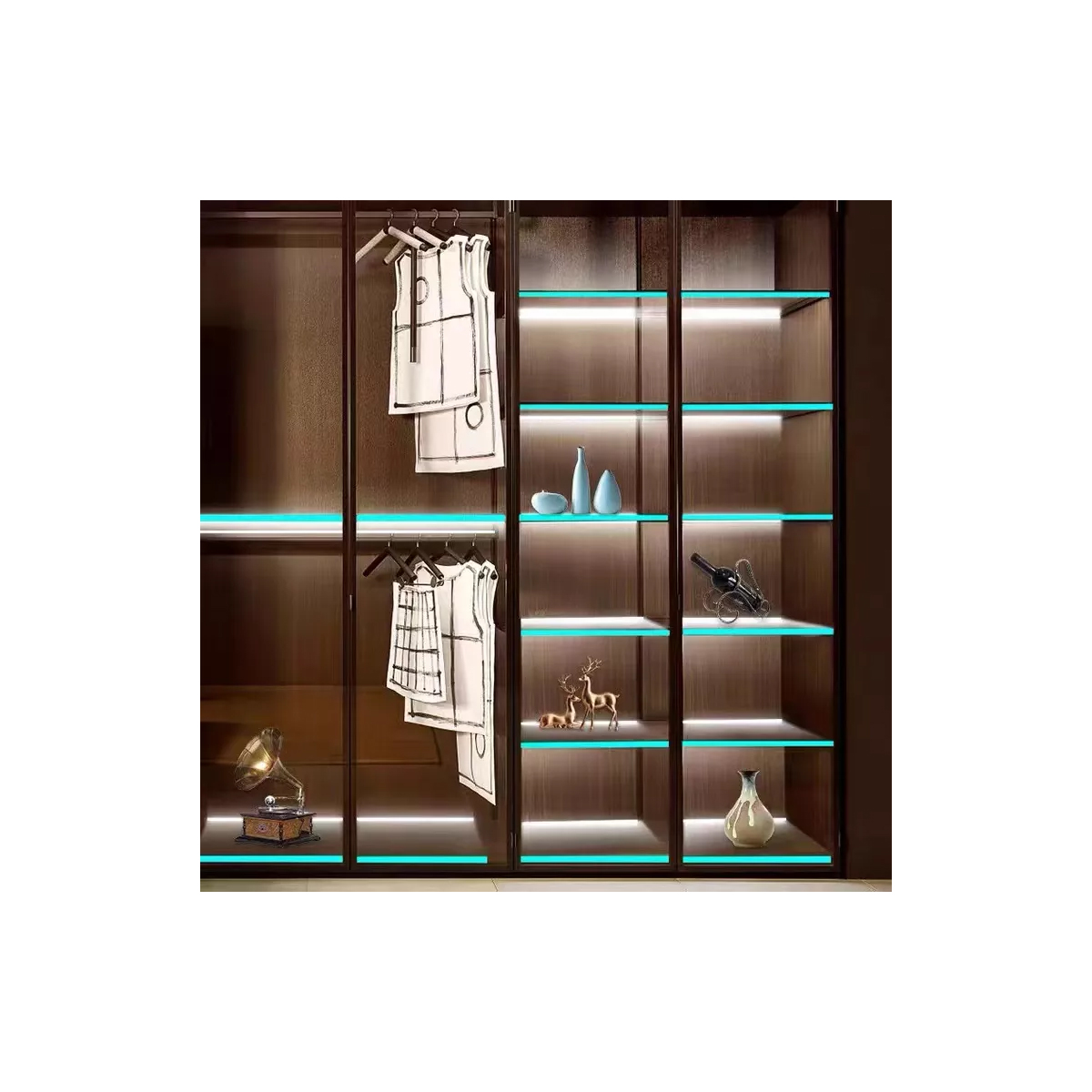GloboStar® GLASSBOARD-PROFILE 70808-3M Προφίλ Αλουμινίου - Βάση & Ψύκτρα Ταινίας LED με Λευκό Γαλακτερό Κάλυμμα - Χρήση για Μοριακό Φωτισμό Γυαλιού Πάχους 8mm - Πατητό Κάλυμμα - Ασημί - 3 Μέτρα - Πακέτο 5 Τεμαχίων - Μ300 x Π1.1 x Υ1.7cm - Image 12