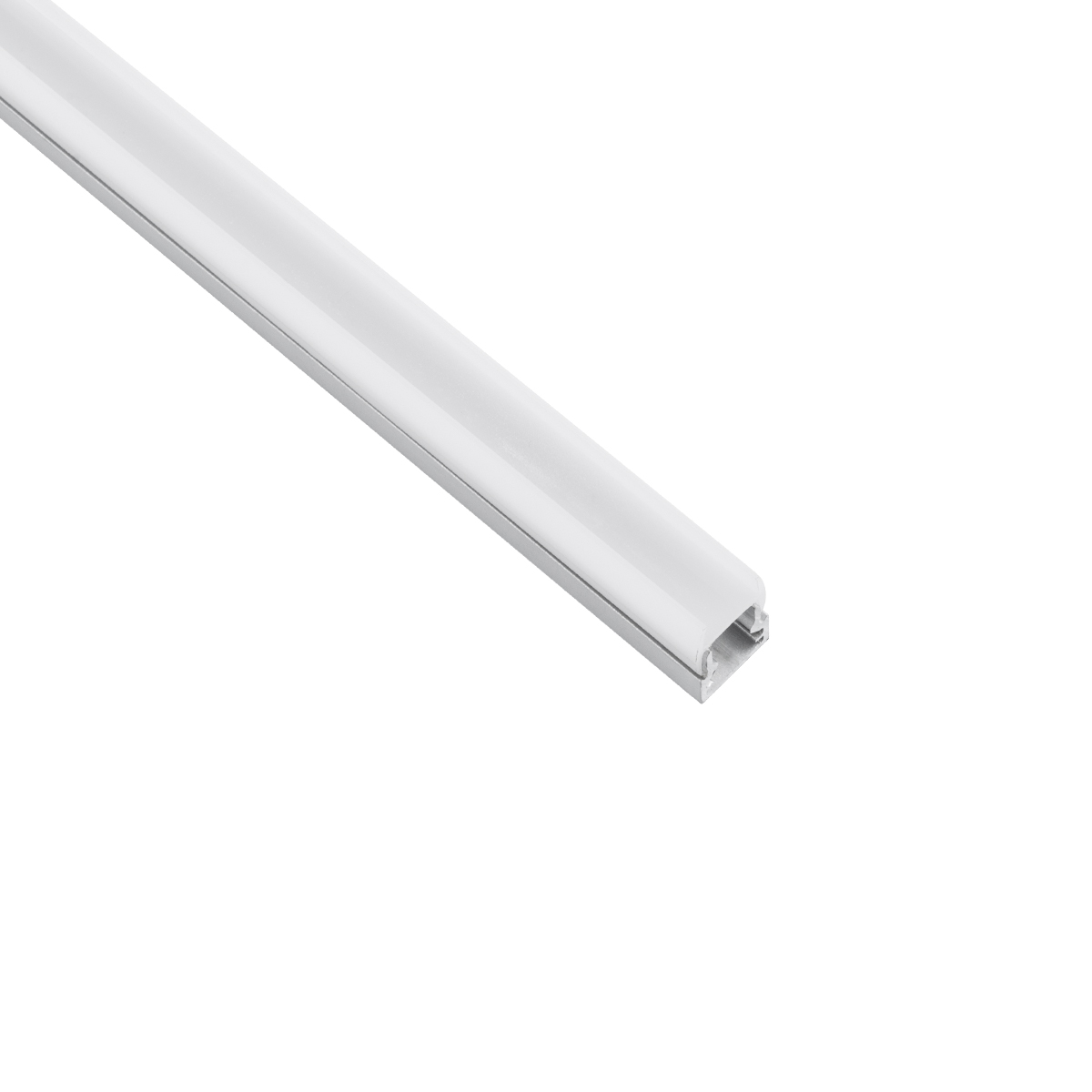 GloboStar® GLASSBOARD-PROFILE 70808-3M Προφίλ Αλουμινίου - Βάση & Ψύκτρα Ταινίας LED με Λευκό Γαλακτερό Κάλυμμα - Χρήση για Μοριακό Φωτισμό Γυαλιού Πάχους 8mm - Πατητό Κάλυμμα - Ασημί - 3 Μέτρα - Πακέτο 5 Τεμαχίων - Μ300 x Π1.1 x Υ1.7cm - Image 4
