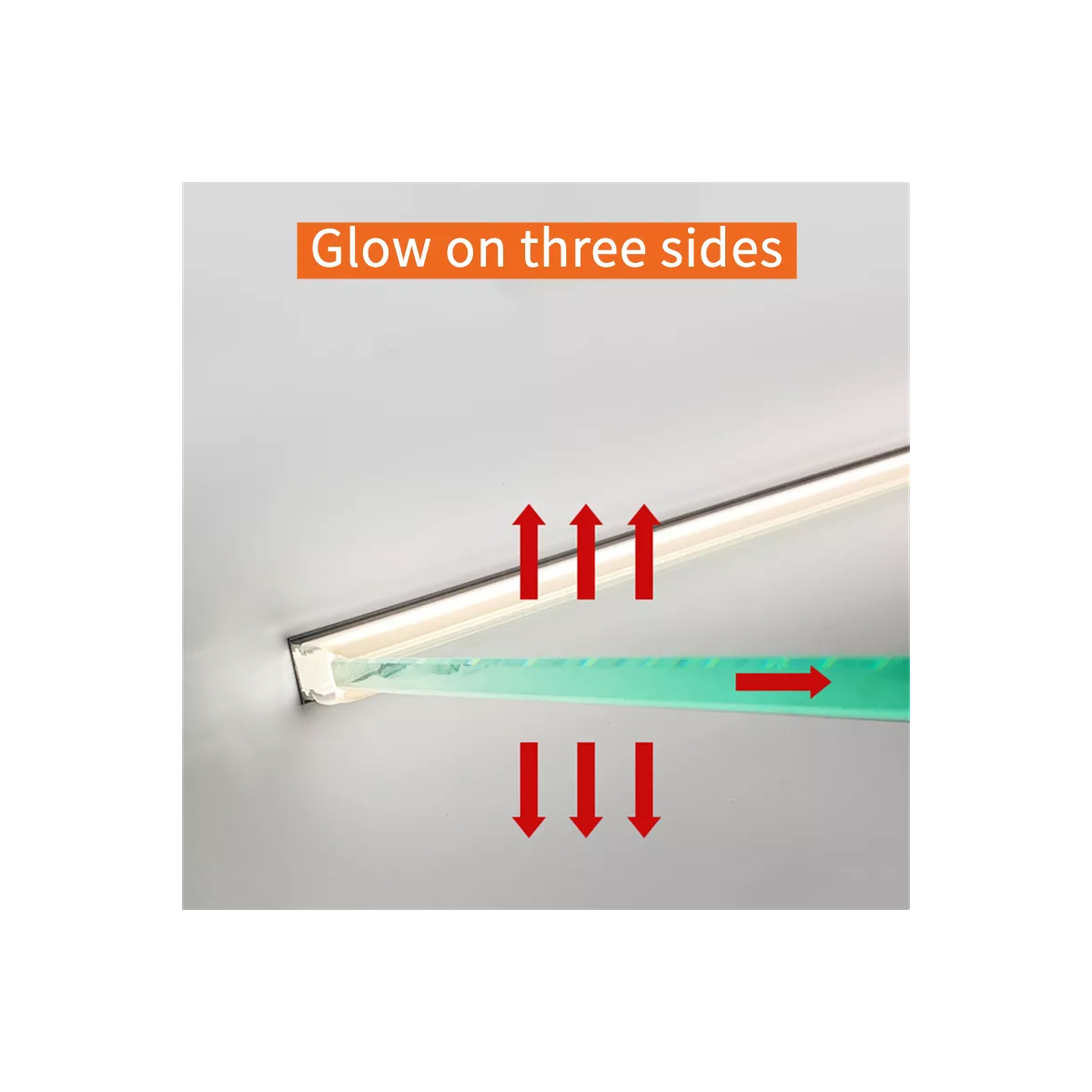 GloboStar® GLASSBOARD-PROFILE 70808-3M Προφίλ Αλουμινίου - Βάση & Ψύκτρα Ταινίας LED με Λευκό Γαλακτερό Κάλυμμα - Χρήση για Μοριακό Φωτισμό Γυαλιού Πάχους 8mm - Πατητό Κάλυμμα - Ασημί - 3 Μέτρα - Πακέτο 5 Τεμαχίων - Μ300 x Π1.1 x Υ1.7cm - Image 8