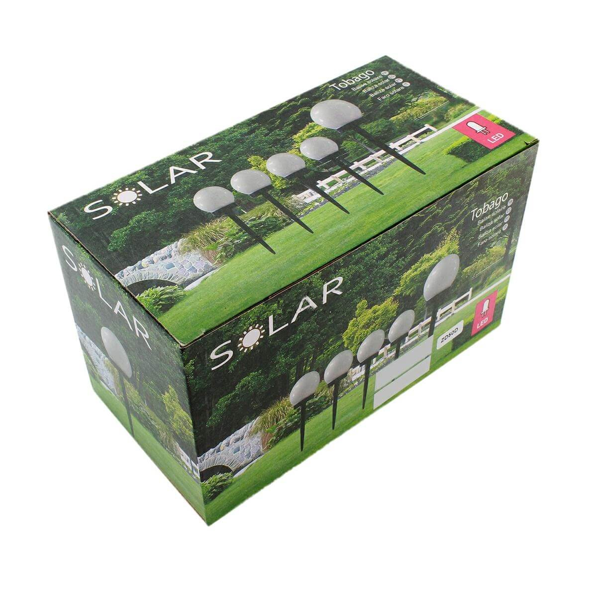 GloboStar® 71472 Αυτόνομο Ηλιακό Φωτιστικό LED SMD 1W 100lm με Ενσωματωμένη Μπαταρία 300mAh - Φωτοβολταϊκό Πάνελ με Αισθητήρα Ημέρας-Νύχτας Αδιάβροχο IP65 Φανάρι Κήπου Στρογγυλό Ψυχρό Λευκό 6000K - Image 5