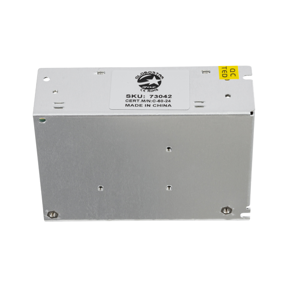 GloboStar® 73042 Μεταλλικό Τροφοδοτικό PELV για Προϊόντα LED 60W 2.5A - AC 220-240V σε DC 24V - IP20 - Μ11 x Π7.8 x Υ3.8cm - 3 Χρόνια Εγγύηση - Image 5