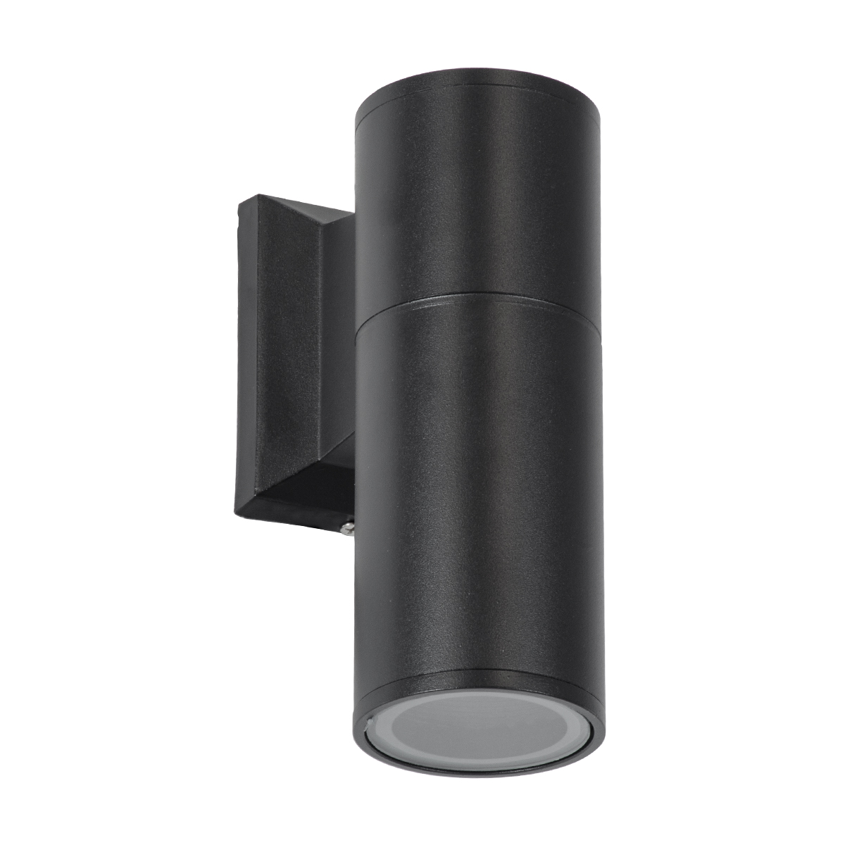 GloboStar® WALLY 77872 Φωτιστικό Τοίχου - Απλίκα Αρχιτεκτονικού Φωτισμού Εσωτερικού/Εξωτερικού Χώρου Up or Down Μονόφωτο 1 x GU10 AC220-240V Αδιάβροχο IP65 - Σώμα Αλουμινίου & Tempered Glass - Μ6.4 x Π11 x Υ17cm - Μαύρο - 5 Years Warranty - Image 3