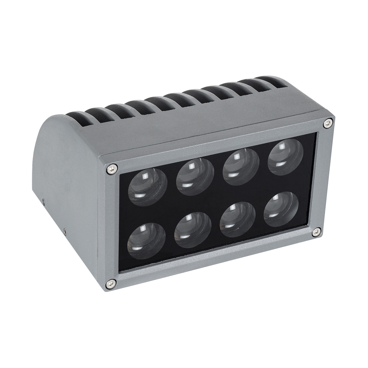 GloboStar® FLOOD-DENA 90485 Επιτοίχιος Προβολέας Wall Washer για Φωτισμό Κτιρίων - Απλίκα & Δαπέδου LED 16W 1440lm 5° DC 24V Αδιάβροχο IP67 Μ15.5 x Π13 x Υ9.1cm Θερμό Λευκό 2700K - Γκρι Ανθρακί - 3 Years Warranty - Image 3