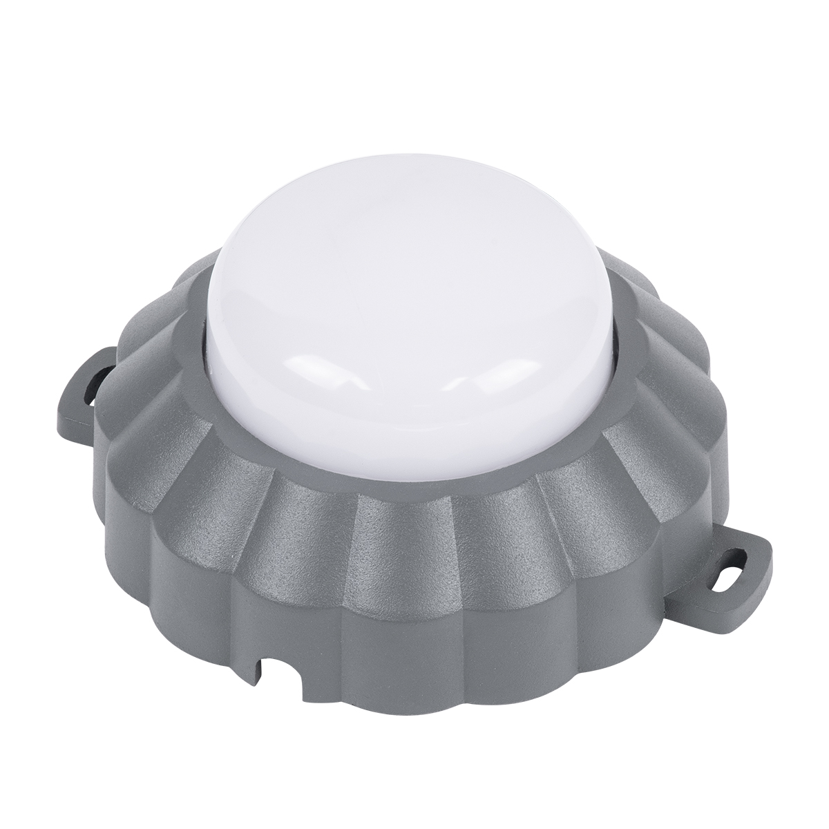 GloboStar® WALLLIGHT-MONA 90628 Φωτιστικό Τοίχου - Απλίκα Point Light LED 6W 660lm 360° DC 24V Αδιάβροχο IP65 Φ11 x Υ6.5cm Θερμό Λευκό 3000K - Γκρι Ανθρακί - 3 Years Warranty - Image 3