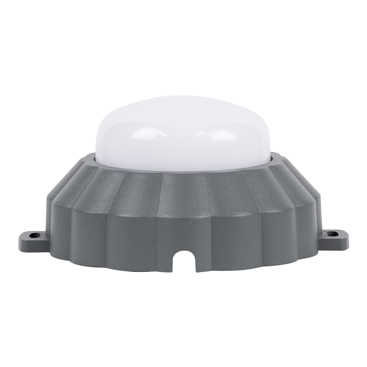 GloboStar® WALLLIGHT-MONA 90628 Φωτιστικό Τοίχου - Απλίκα Point Light LED 6W 660lm 360° DC 24V Αδιάβροχο IP65 Φ11 x Υ6.5cm Θερμό Λευκό 3000K - Γκρι Ανθρακί - 3 Years Warranty - Image 5
