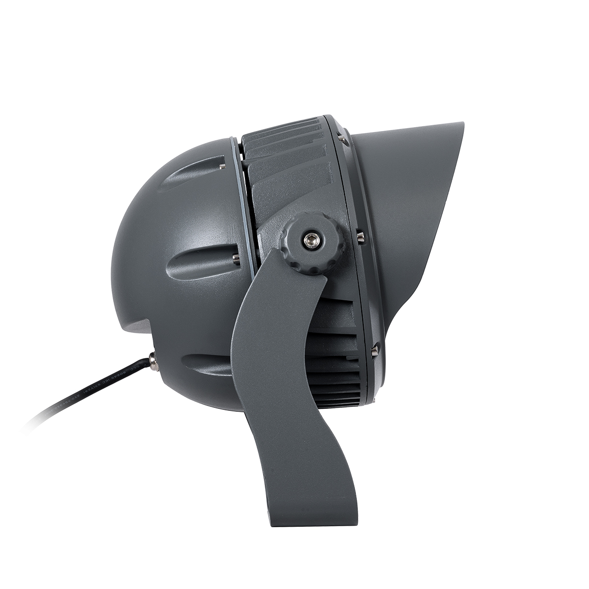 GLOBOSTAR® FLOOD-DIMO 90744 Προβολέας Σποτ Wall Washer με Αντιθαμβωτική Γρίλια LED 54W 5130lm 10° AC 220-240V Αδιάβροχο IP67 Φυσικό Λευκό 4500K - Γκρι Ανθρακί - Μ26 x Π28 x Υ35cm - 3 Χρόνια Εγγύηση - Image 4