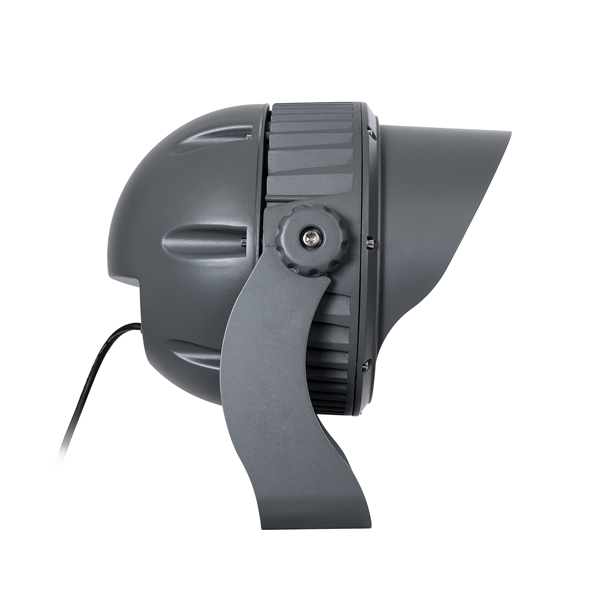 GLOBOSTAR® FLOOD-DIMO 90746 Προβολέας Σποτ Wall Washer με Αντιθαμβωτική Γρίλια LED 100W 9000lm 10° AC 220-240V Αδιάβροχο IP67 Θερμό Λευκό 2700K - Γκρι Ανθρακί - Μ34 x Π36 x Υ44cm - 3 Χρόνια Εγγύηση - Image 4