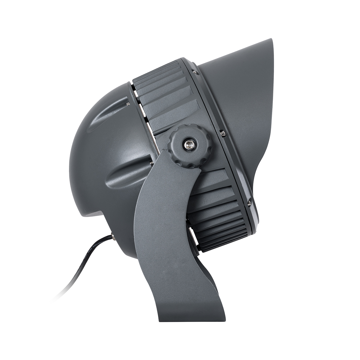 GLOBOSTAR® FLOOD-DIMO 90746 Προβολέας Σποτ Wall Washer με Αντιθαμβωτική Γρίλια LED 100W 9000lm 10° AC 220-240V Αδιάβροχο IP67 Θερμό Λευκό 2700K - Γκρι Ανθρακί - Μ34 x Π36 x Υ44cm - 3 Χρόνια Εγγύηση - Image 5