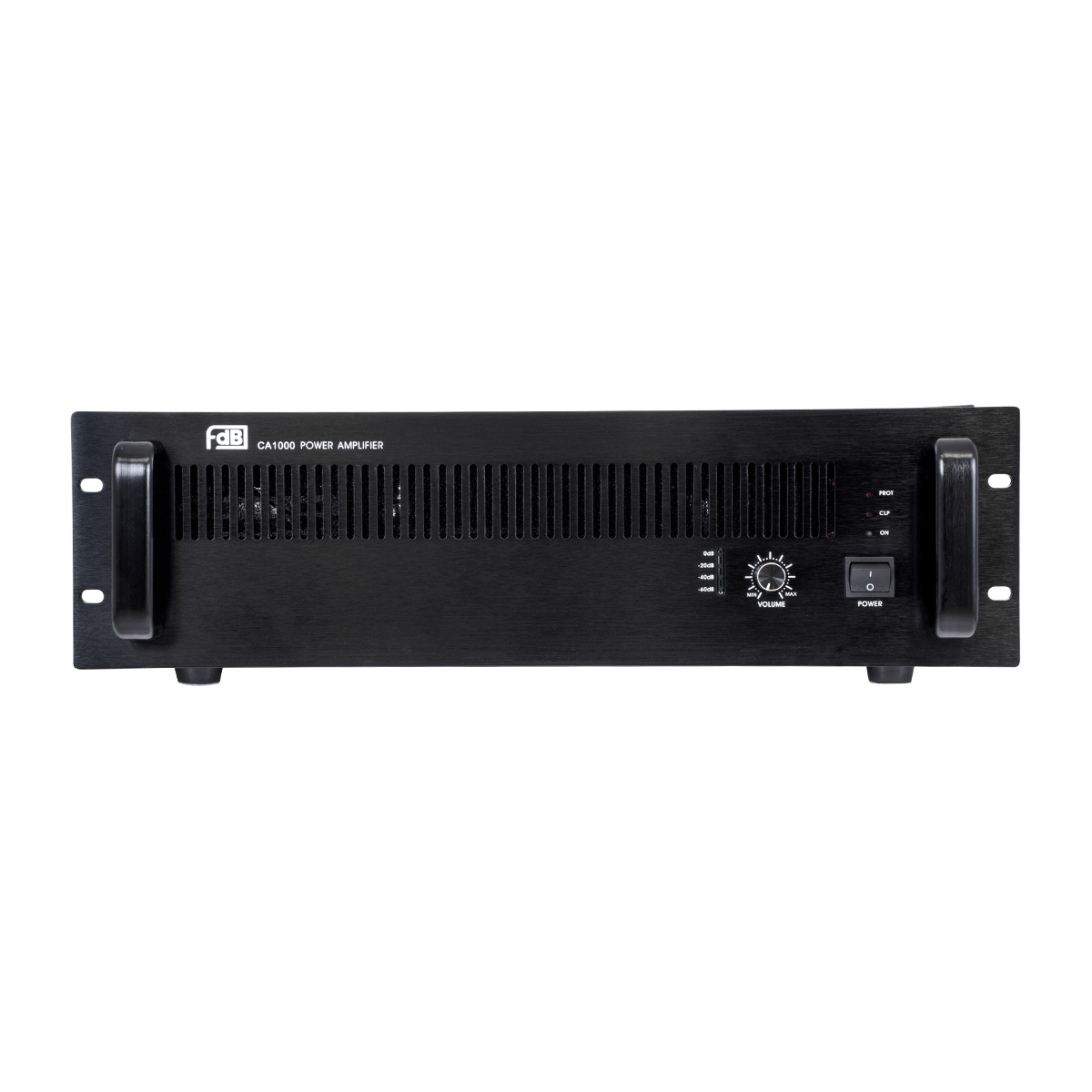GloboStar® FDB CA1000 98016 Power Amplifier - Επαγγελματικός Ενισχυτής Ηχείων Εγκαταστάσεων 100V - Frequency Response 60Hz-20Khz - AC 220V/50-60Hz - 1000W/4Ω - IP20 - Μαύρο - Μ48.5 x Π45.5 x Υ13.2cm - Image 5