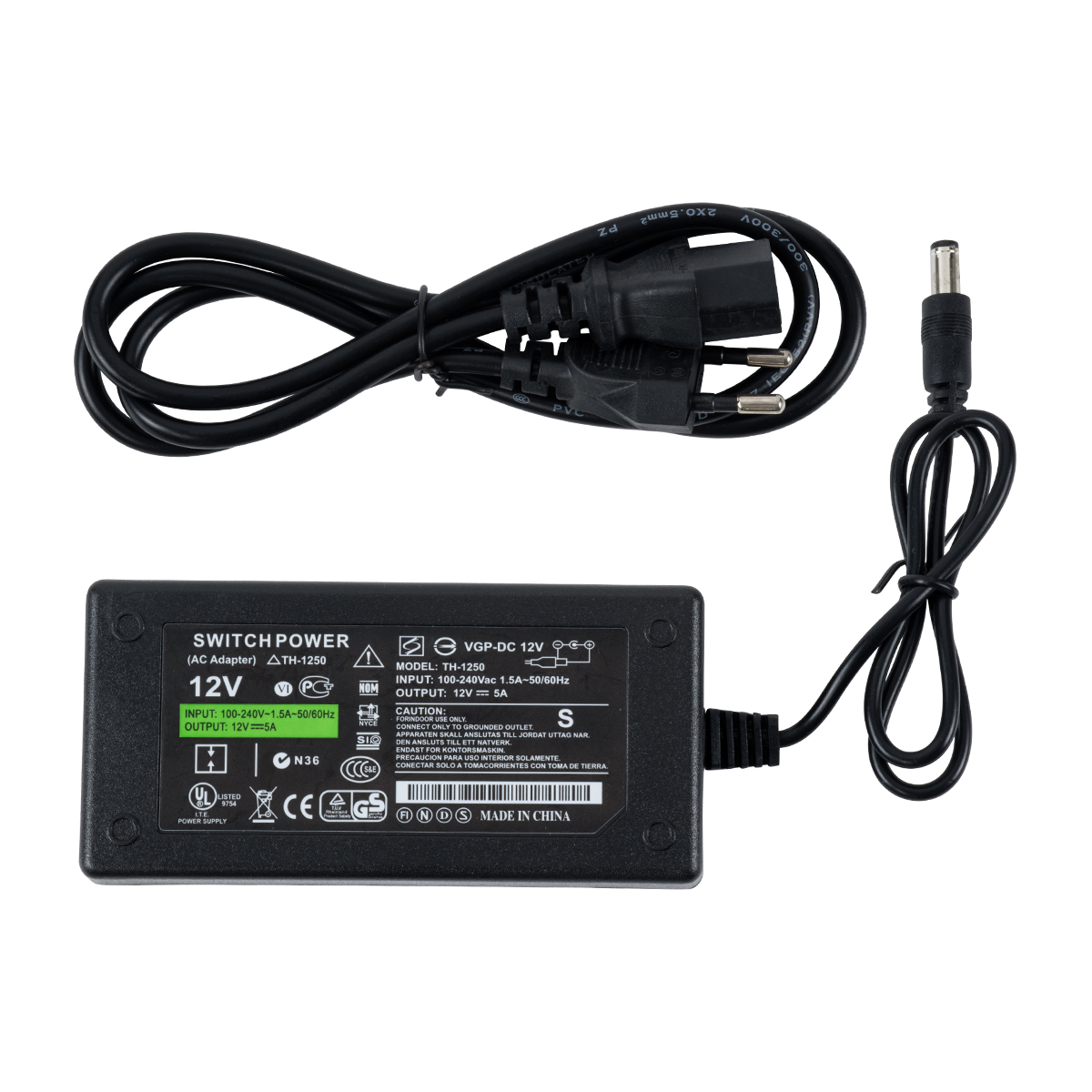 GloboStar® 70416 Σετ Ταινία COB LED 5m 48W/5m 308LED/m 816lm/m 120° DC 12V IP20 με Τροφοδοτικό Φυσικό Λευκό 4500K - Image 8