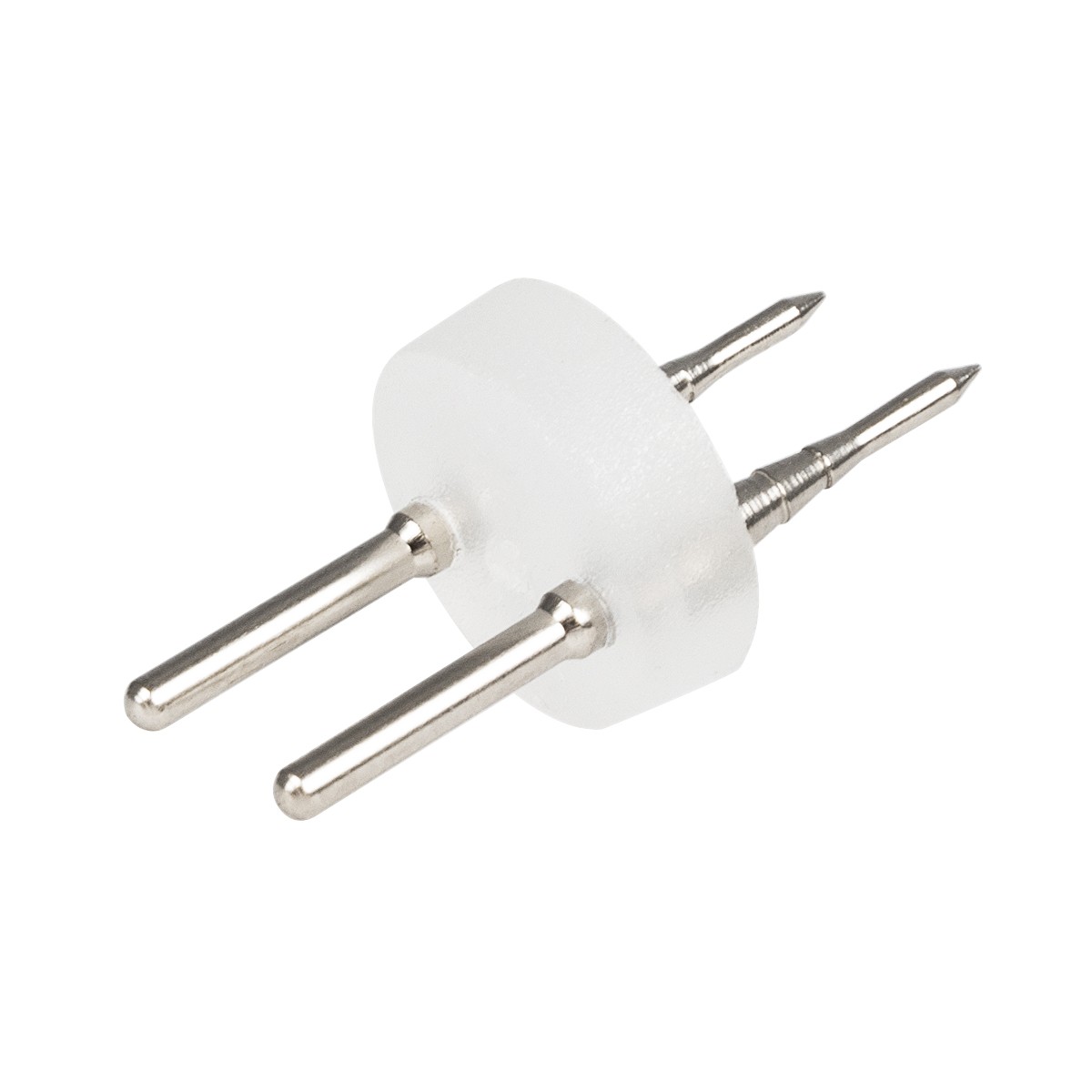 GloboStar® 70650 Σύνδεσμος Καρφάκι για Μονόχρωμο & RGB Φωτοσωλήνα LED 360° Degree 2 Pin - Image 3
