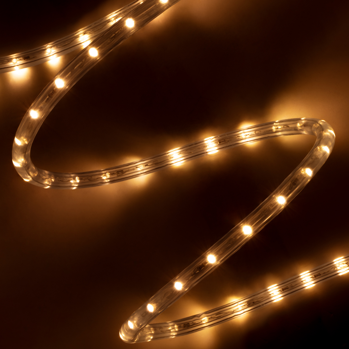 GloboStar® 70603 Φωτοσωλήνας LED DIODE 1m 3.9W/m 36LED/m 137lm/m 360° DC 230V Αδιάβροχος IP68 Ultra Θερμό Λευκό 2200K Dimmable - Image 2