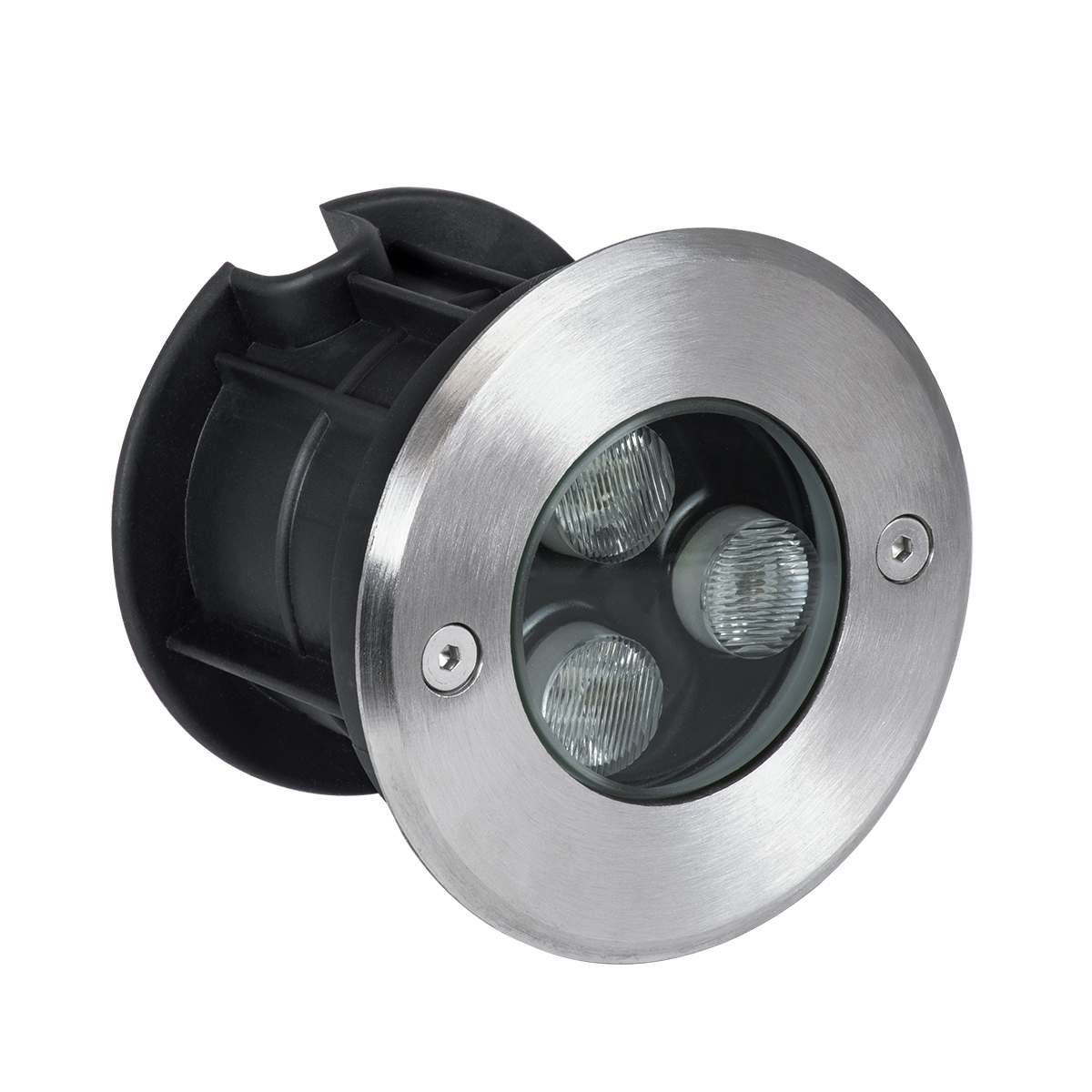 GloboStar® UNDERGROUND-FANI S-90980 Χωνευτό Φωτιστικό Σποτ Δαπέδου LED 12W 1200lm 60° DC 24V Αδιάβροχο IP68 Φ10 x Υ7.5cm Ψυχρό Λευκό 6000K - Ανοξείδωτο Ατσάλι - Image 3