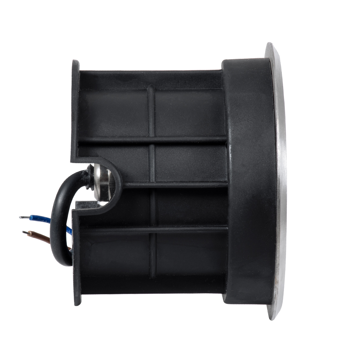 GloboStar® UNDERGROUND-FANI S-90980 Χωνευτό Φωτιστικό Σποτ Δαπέδου LED 12W 1200lm 60° DC 24V Αδιάβροχο IP68 Φ10 x Υ7.5cm Ψυχρό Λευκό 6000K - Ανοξείδωτο Ατσάλι - Image 6