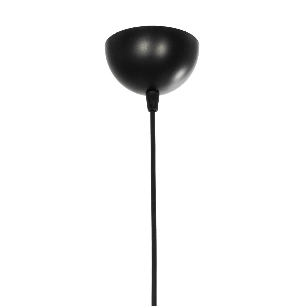 GloboStar® GLOWIA 201-0032 Μοντέρνο Κρεμαστό Φωτιστικό Πλέγμα Μονόφωτο 1 x E27 IP20 Μαύρο Μέταλλο - Μ26 x Π26 x Υ70cm - Image 10