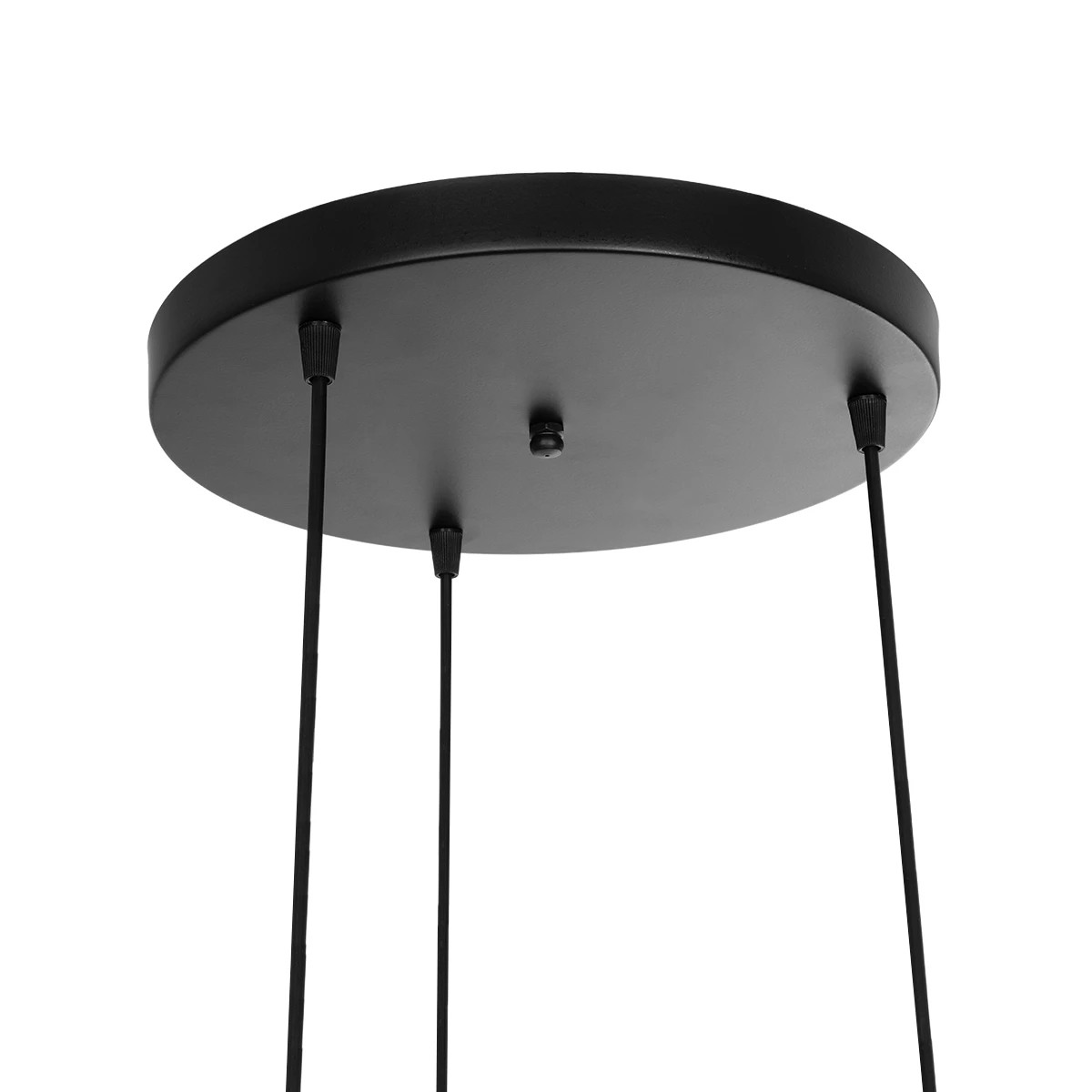 GloboStar® DISE 201-0051 Μοντέρνο Κρεμαστό Φωτιστικό Κύβος Τρίφωτο 3 x E27 IP20 Μαύρο Μέταλλο - Φ40 x Υ90cm - Image 9